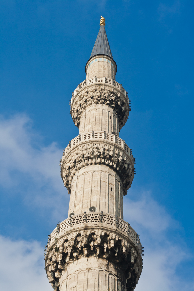 Minarete-de-la-mezquita-azul